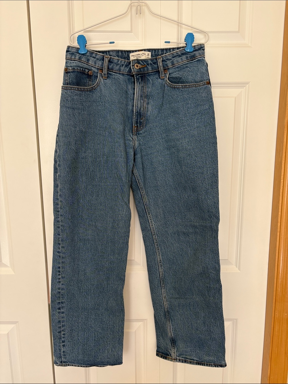 Abercrombie & Fitch Women's Blue Boyfriend Jeans